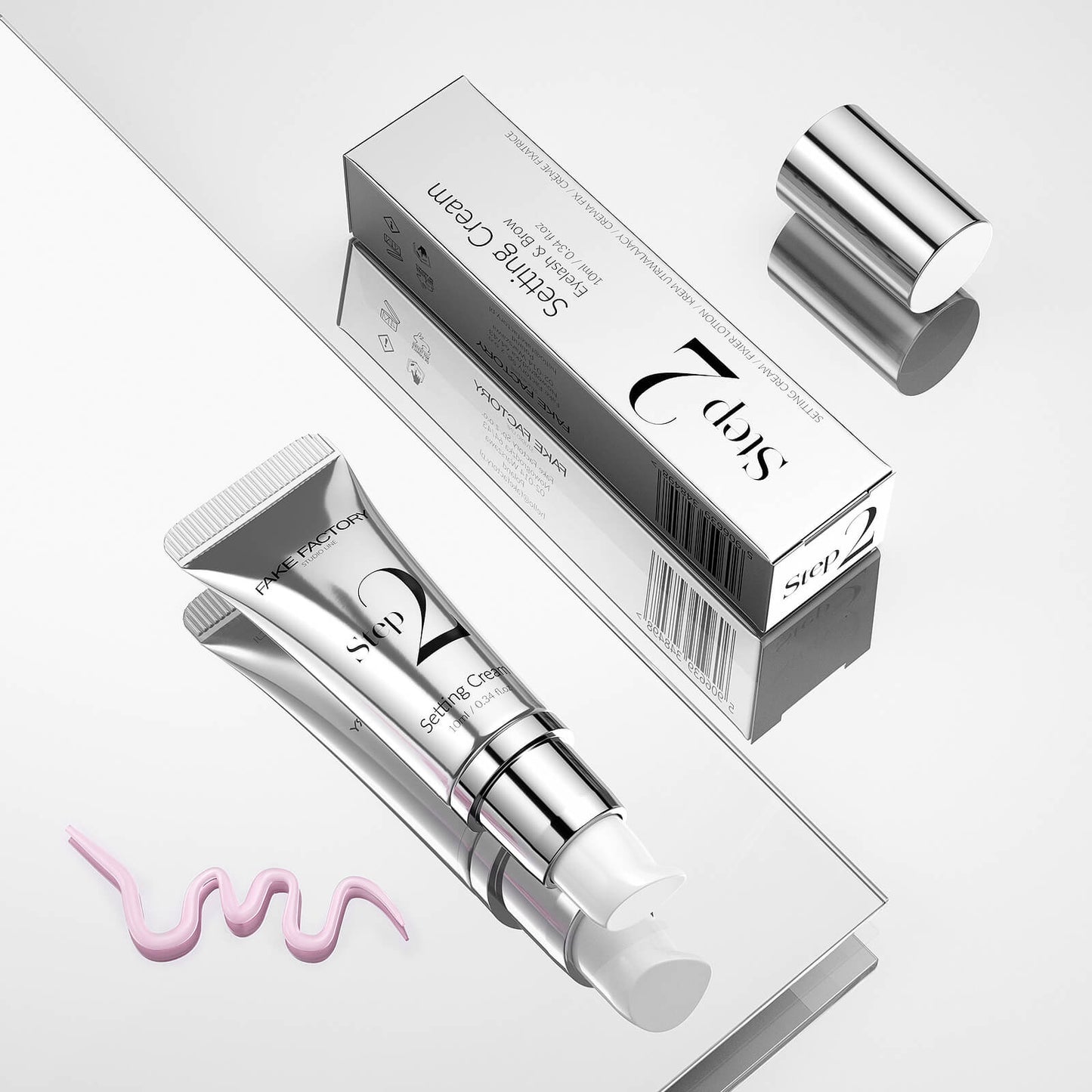 Wimpern- und Augenbrauen-Laminierungscreme Step 2
