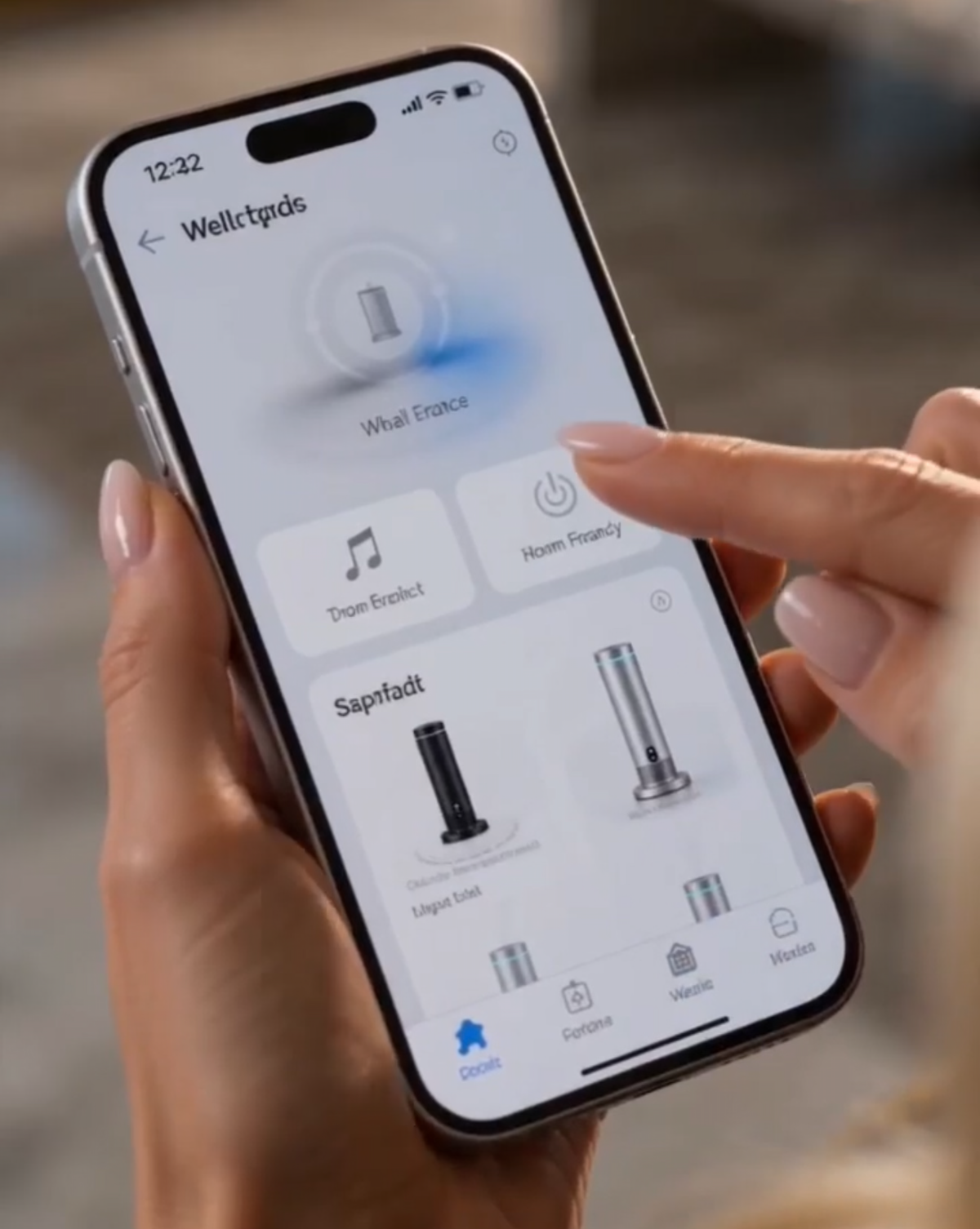 WELLMEDICA App-Steuerung – Geräteübersicht