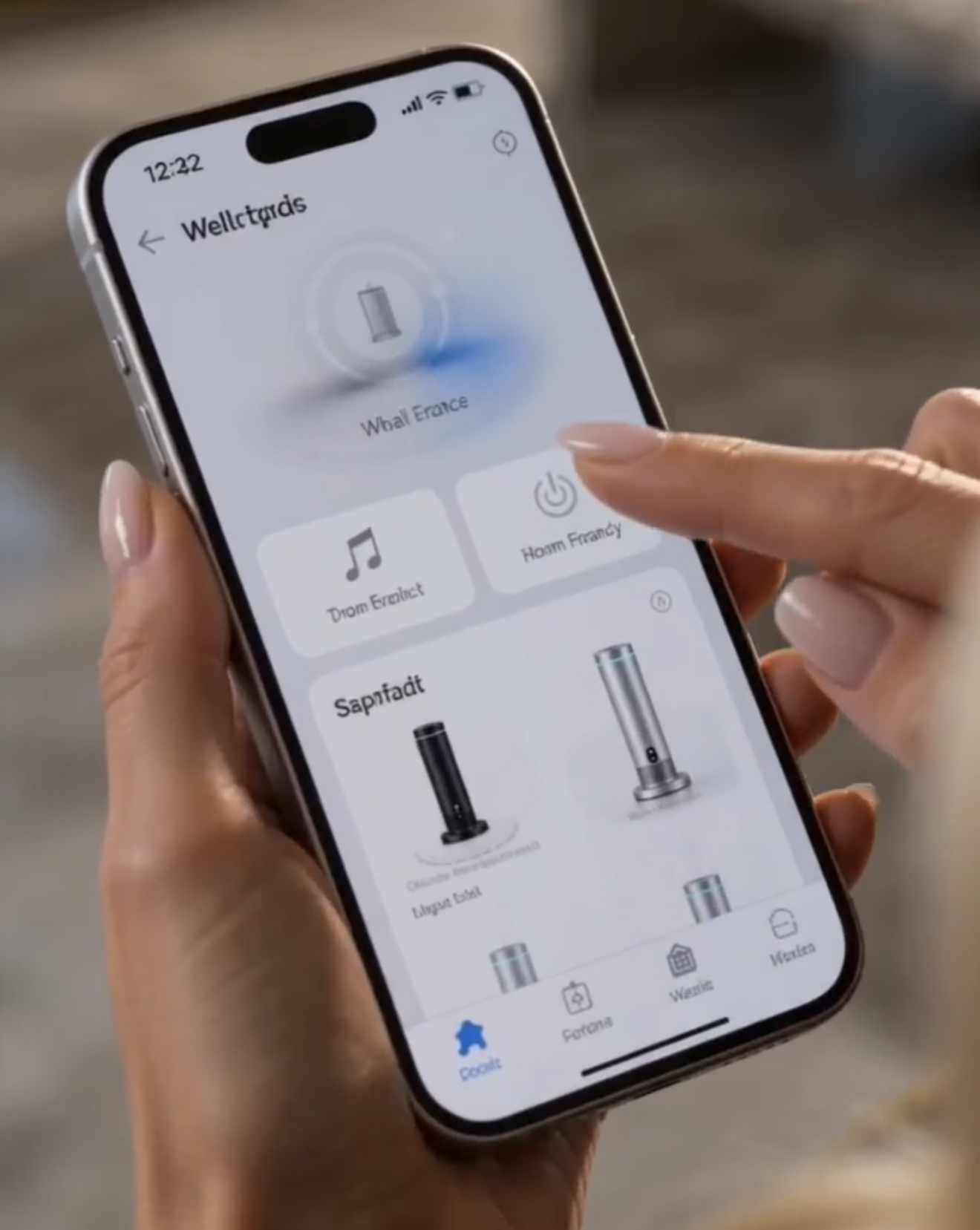 WELLMEDICA App-Steuerung – Geräteübersicht