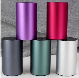 WELLMEDICA SOUL Mini Portable Diffusor Farbpalette lila pink grau gruen silber
