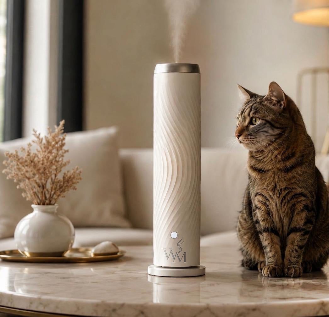 WELLMEDICA SOUL Wave Alabaster Diffusor mit Fernbedienung
